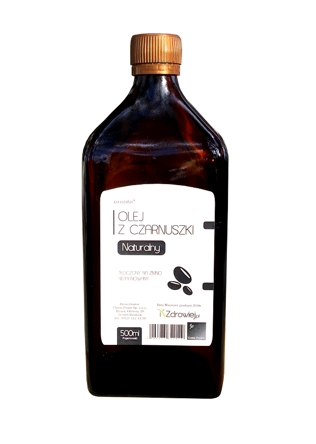 naturalny olej z czarnuszki izdrowiej